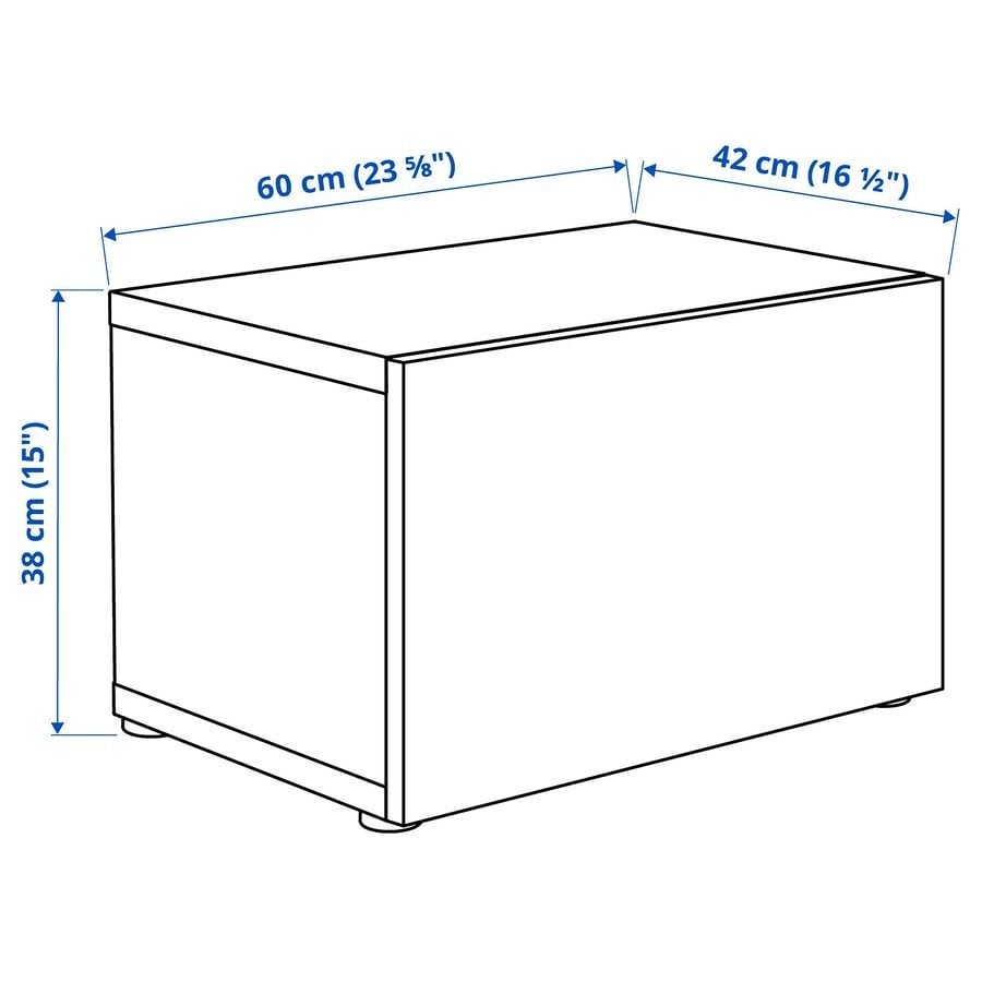 2x IKEA Besta kasten met groene deurtjes en rookglas blad, Ophalen of Verzenden