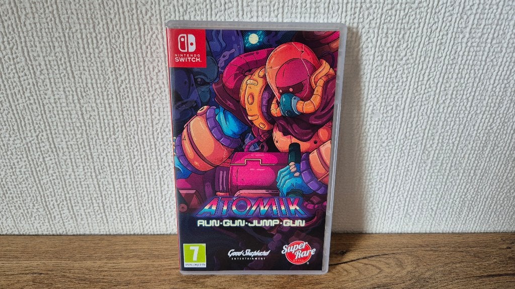 Atomik run gun jump gun super rare games nintendo switch, Vanaf 18 jaar, Shooter, 1 speler, Ophalen of Verzenden