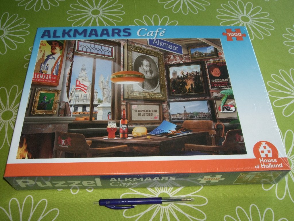 Nieuw in seal: Alkmaars café puzzel - 1000 stukjes, Ophalen of Verzenden, 500 t/m 1500 stukjes, Nieuw, Legpuzzel