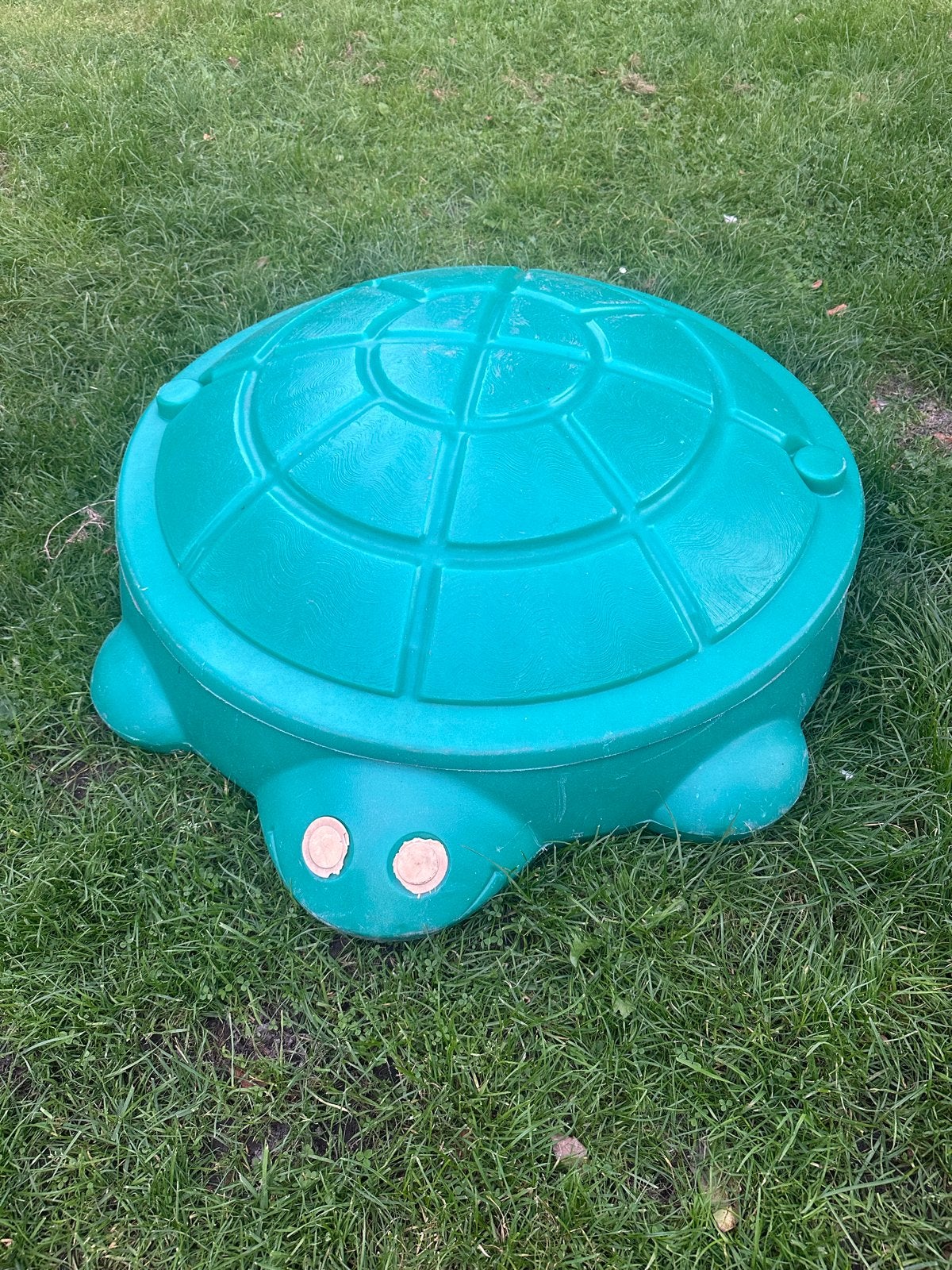 Schildpad zandbak met deksel, Ophalen, Gebruikt