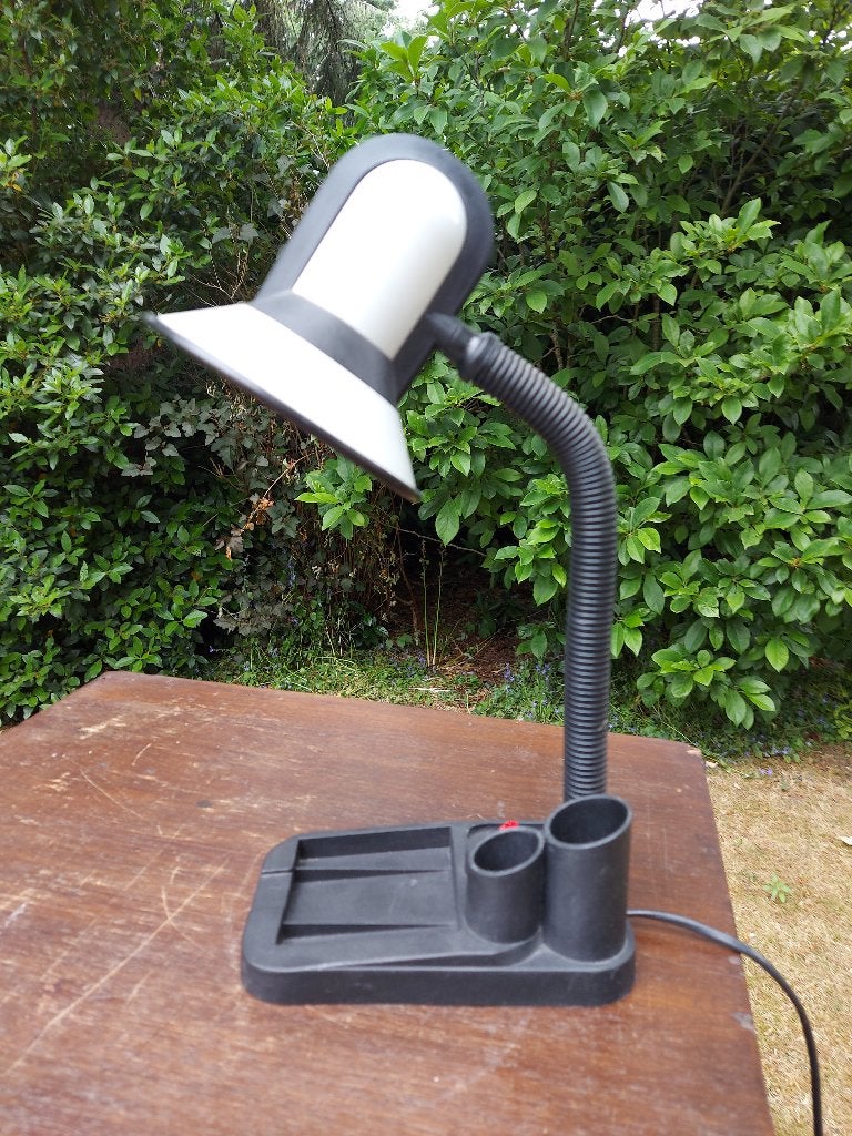 Fase (Madrid) bureaulamp met pennenbakje, Bureaulamp, Gebruikt, Overige merken, Vintage