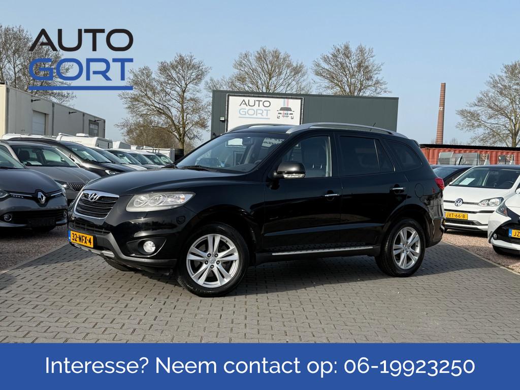 Hyundai Santa Fe 2.4i CVVT Style | Leer | Trekhaak | Cruise, Voorwielaandrijving, Euro 5, Santa Fe, Gebruikt