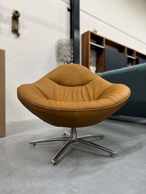 Nieuw in Doos Label Vandenberg Hidde Soft Fauteuil Brown, Nieuw, Ophalen of Verzenden, 75 tot 100 cm, Label van den Berg