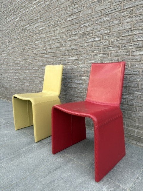 2 design stoelen Porada Eleonora, Ophalen, Meerkleurig, Stoel, 83 cm