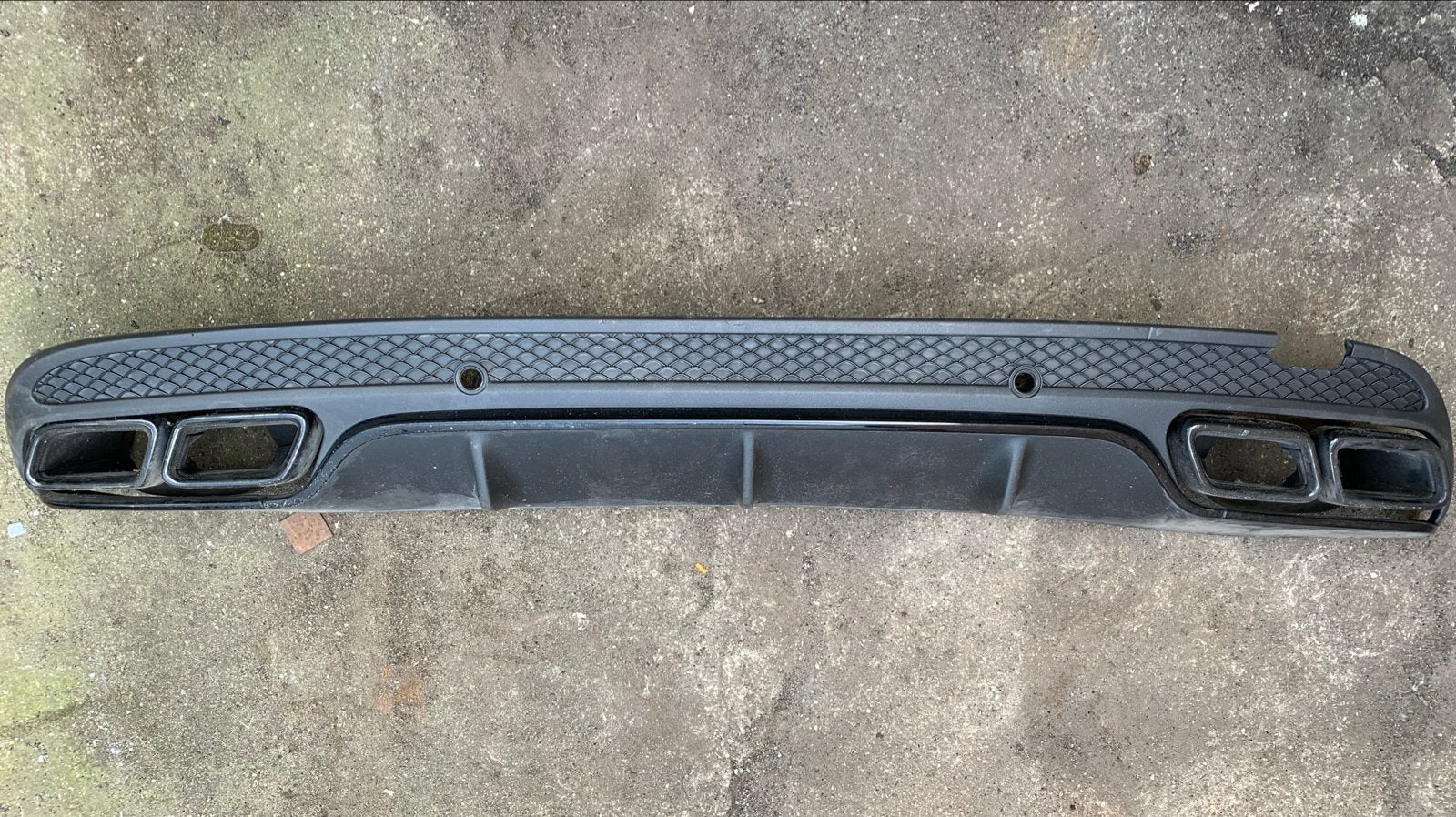 Mercedes C63s AMG diffuser W205, Auto-onderdelen, Uitlaatsystemen, Ophalen of Verzenden, Gebruikt, Mercedes-Benz