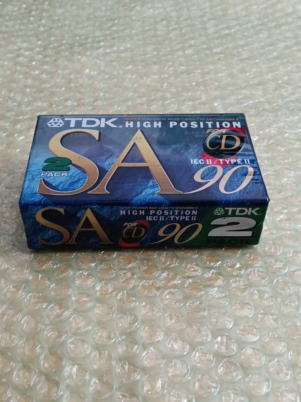 TDK SA 90 High Position Cassettebandjes (2-pack), Cd's en Dvd's, 2 t/m 25 bandjes, Overige genres, Ophalen of Verzenden, Nieuw in verpakking
