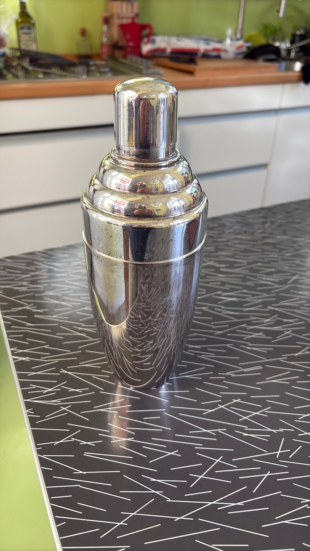 Hotelzilveren cocktail shaker, Ophalen of Verzenden