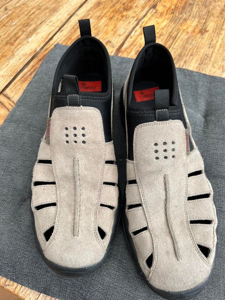 RIEKER -Zomersandalen 43, Ophalen, Zo goed als nieuw, Bruin, Loafers