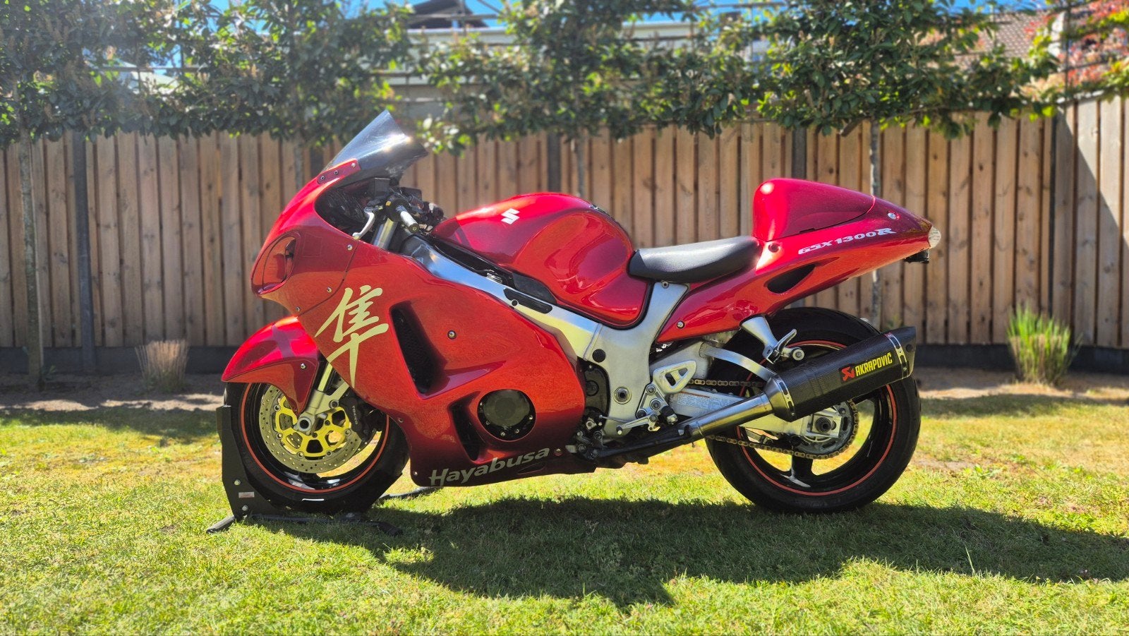 Suzuki Hayabusa 13000 GSXR // Akrapovic uitlaten., Ophalen, Gebruikt