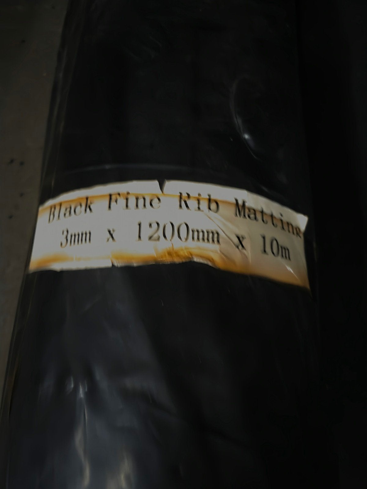 Ribloper Rubber Rol Bekleding - 3mm x 1200mm x 10m, 100 tot 150 cm, Zwart, Ophalen of Verzenden, Overige vormen