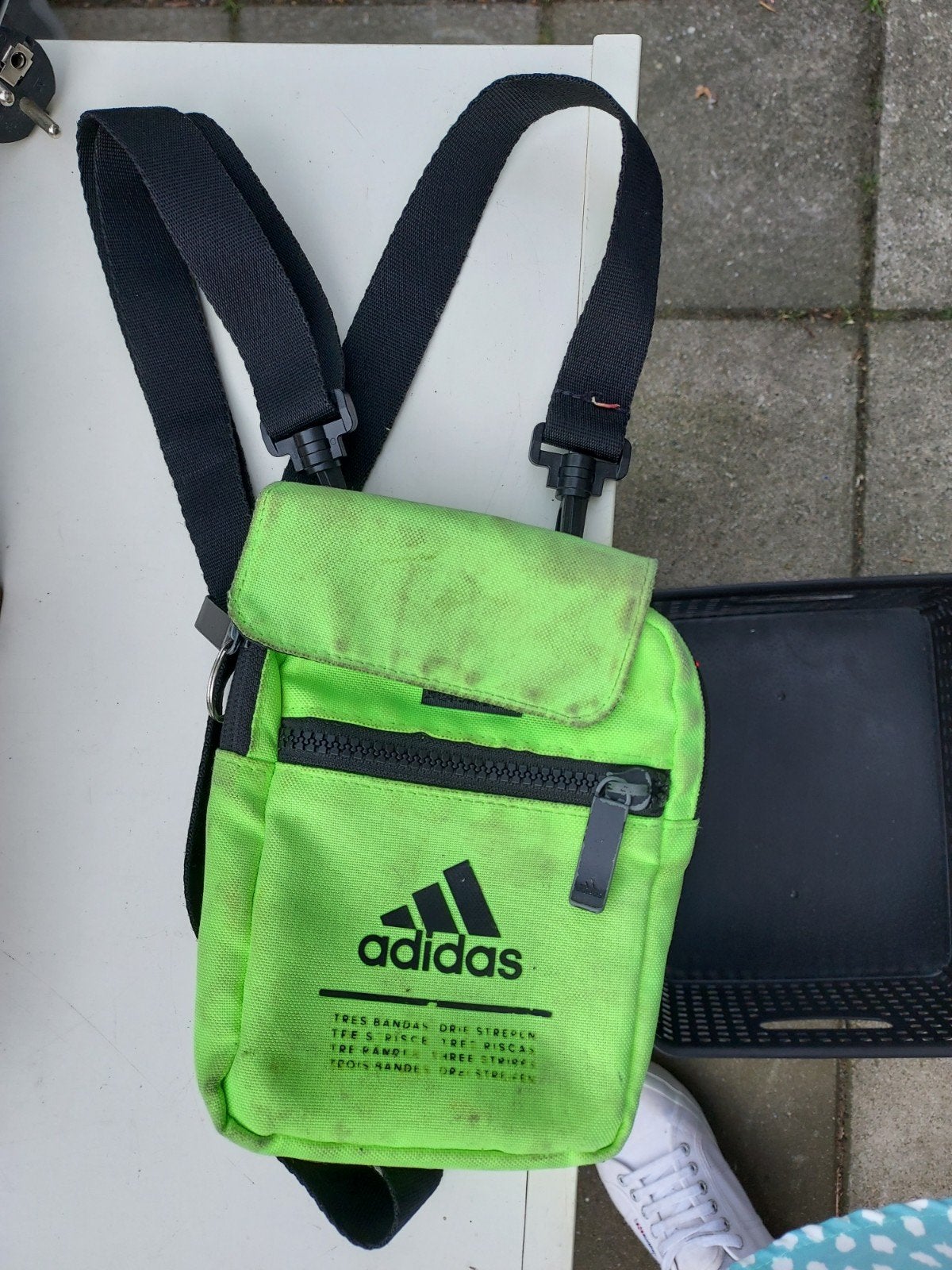 Adidas Schoudertasje - Neon Groen, Ophalen of Verzenden