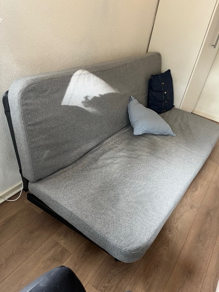Slaapbank, Ophalen, Tweepersoons, 140 cm, Zo goed als nieuw
