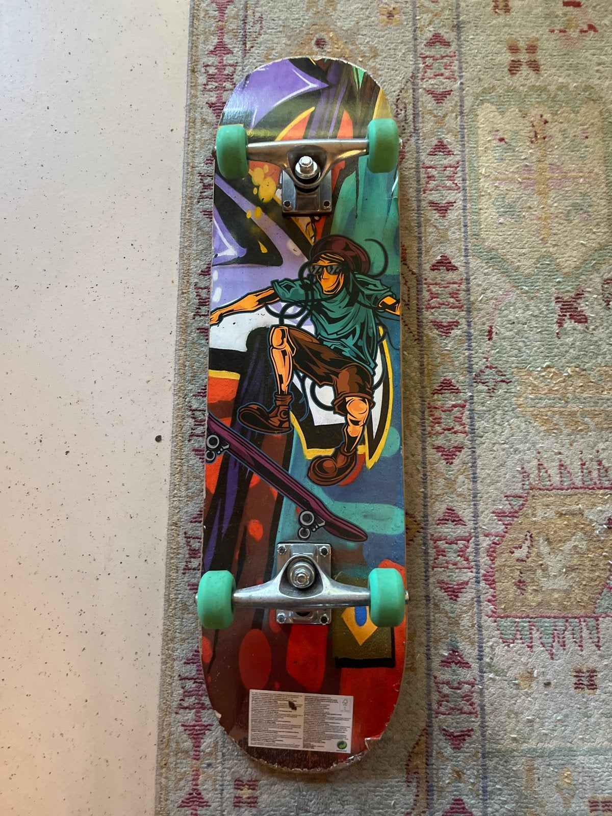 Skateboard 79x20 cm - Prima Staat, Ophalen of Verzenden, Gebruikt, Skateboard