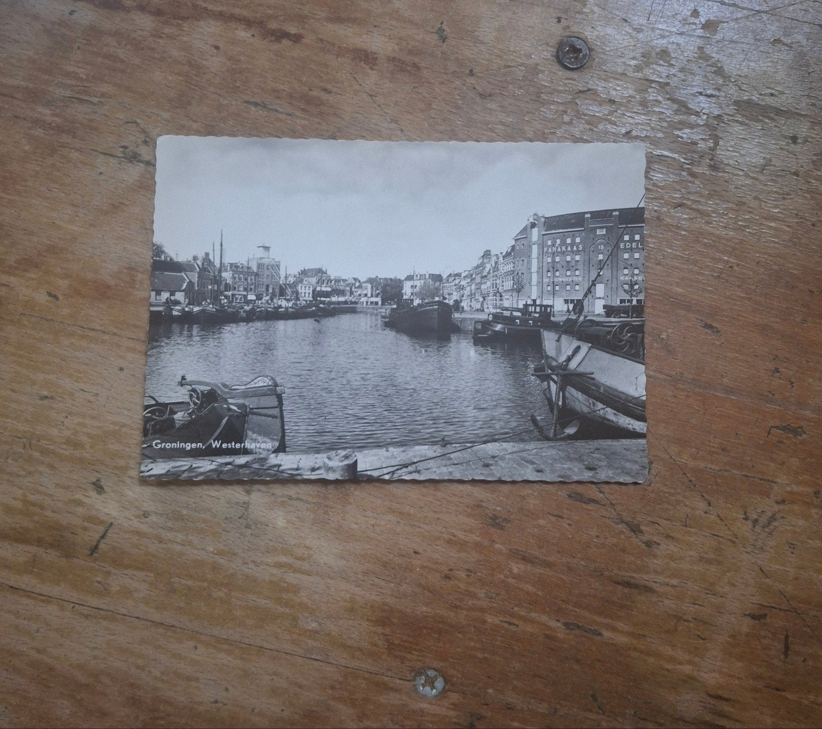 Oude Ansichtkaart Groningen, Westerhaven (zwart-wit), Verzamelen, Ophalen of Verzenden, Voor 1920, Ongelopen, Groningen