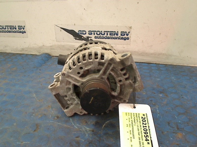 Dynamo Peugeot 308 (4A/C) (2007-09/2010-04) 0121615027, Kontakt-peugeot@peugeot.com, Gebruikt, Peugeot Deutschland GmbH, Bahnhofsplatz, Rüsselsheim 65423, , Duitsland