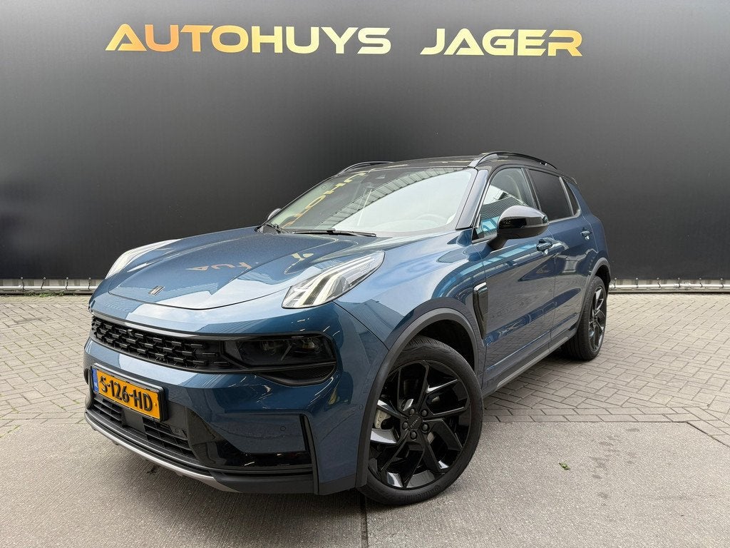 Lynk & Co 01 1.5 Pano 360 Memory Carplay Hybride Automaat, Auto's, Lynk & Co, Stof, Euro 6, Blauw, 120 €/maand
