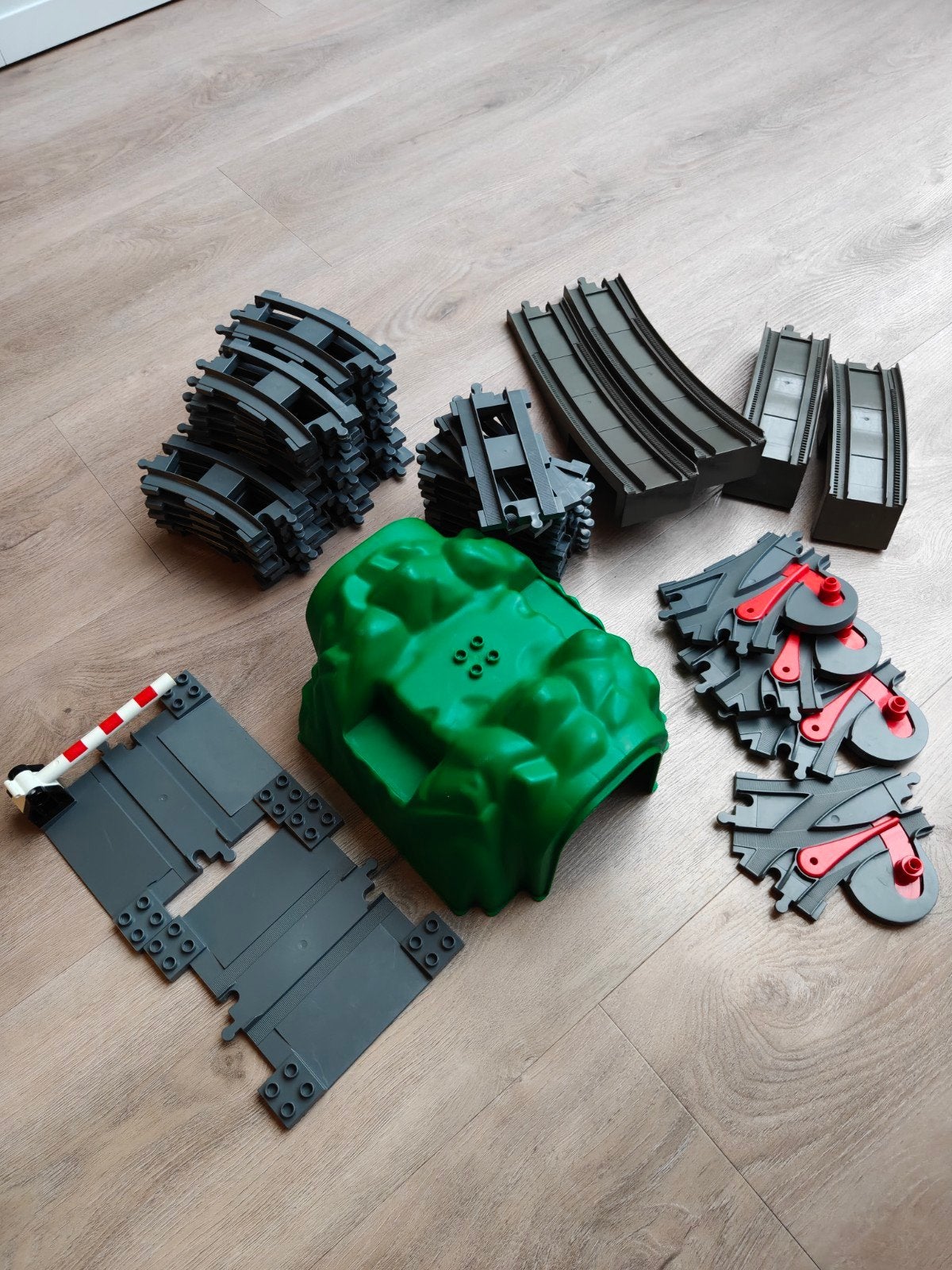 Lego Duplo Trein Rails met brug, Ophalen, Gebruikt, Accessoire, Duplo