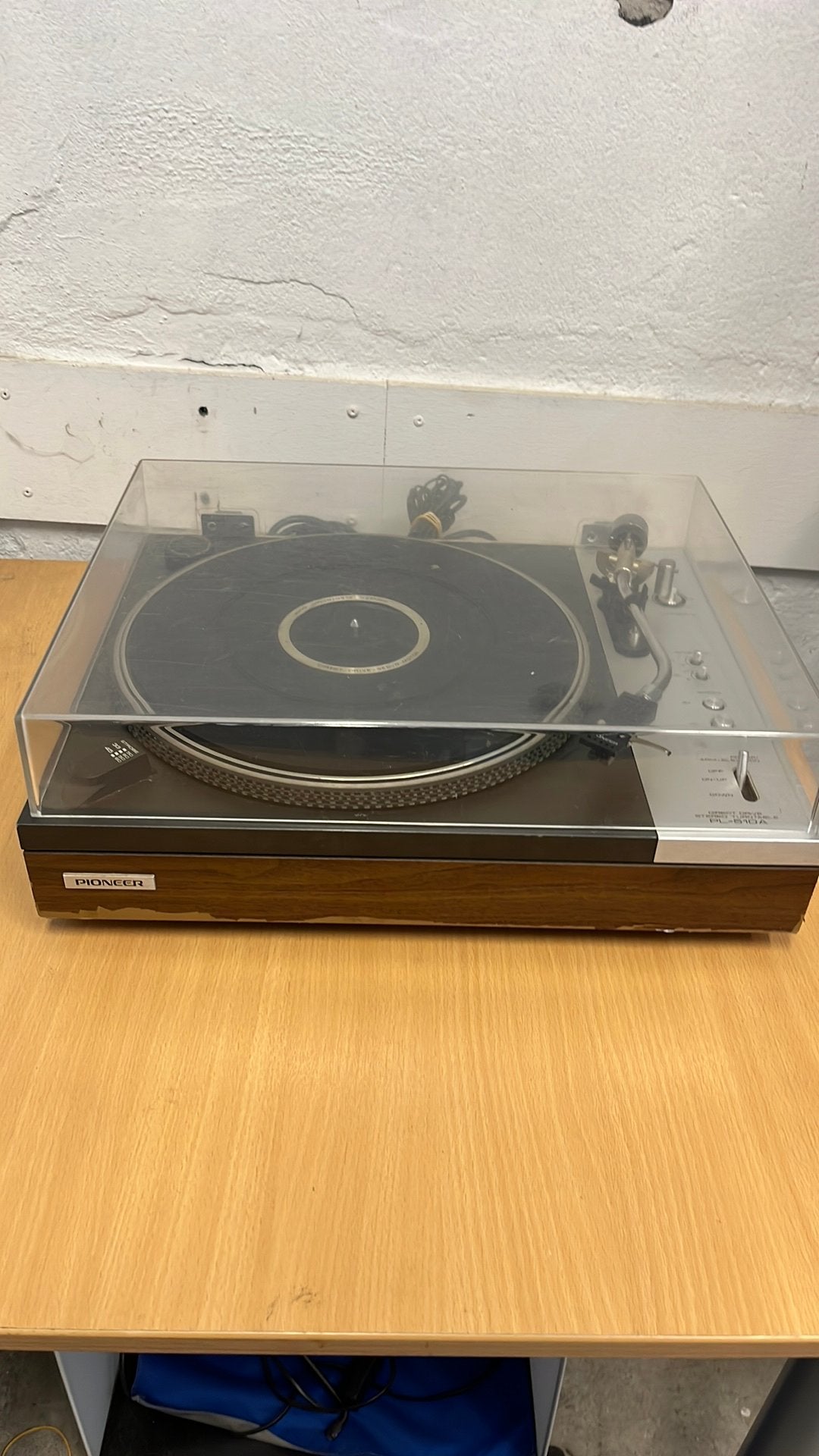 Pioneer platenspeler pl-510a, Automatisch, Zo goed als nieuw, Pioneer, D