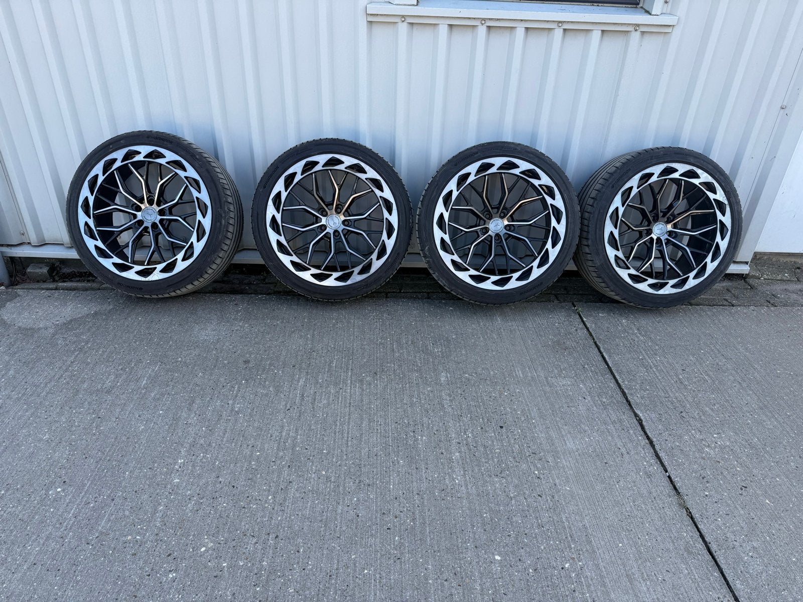 21” bmw breedset yanar wheels, Ophalen, Gebruikt, Banden en Velgen, Personenwagen