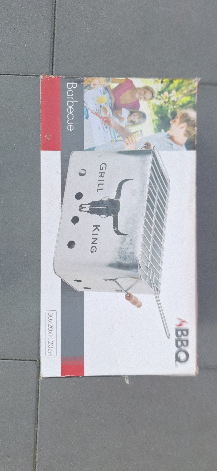 Grill King BBQ Barbecue 30x20xH.20cm, Ophalen of Verzenden, Nieuw, Grill King