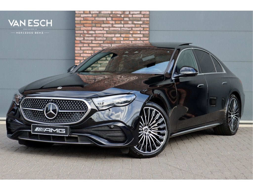 Mercedes-Benz E-Klasse 450 d 4MATIC AMG Line | Hyperscreen |, 12 maanden, Gebruikt, 368 pk, Zwart