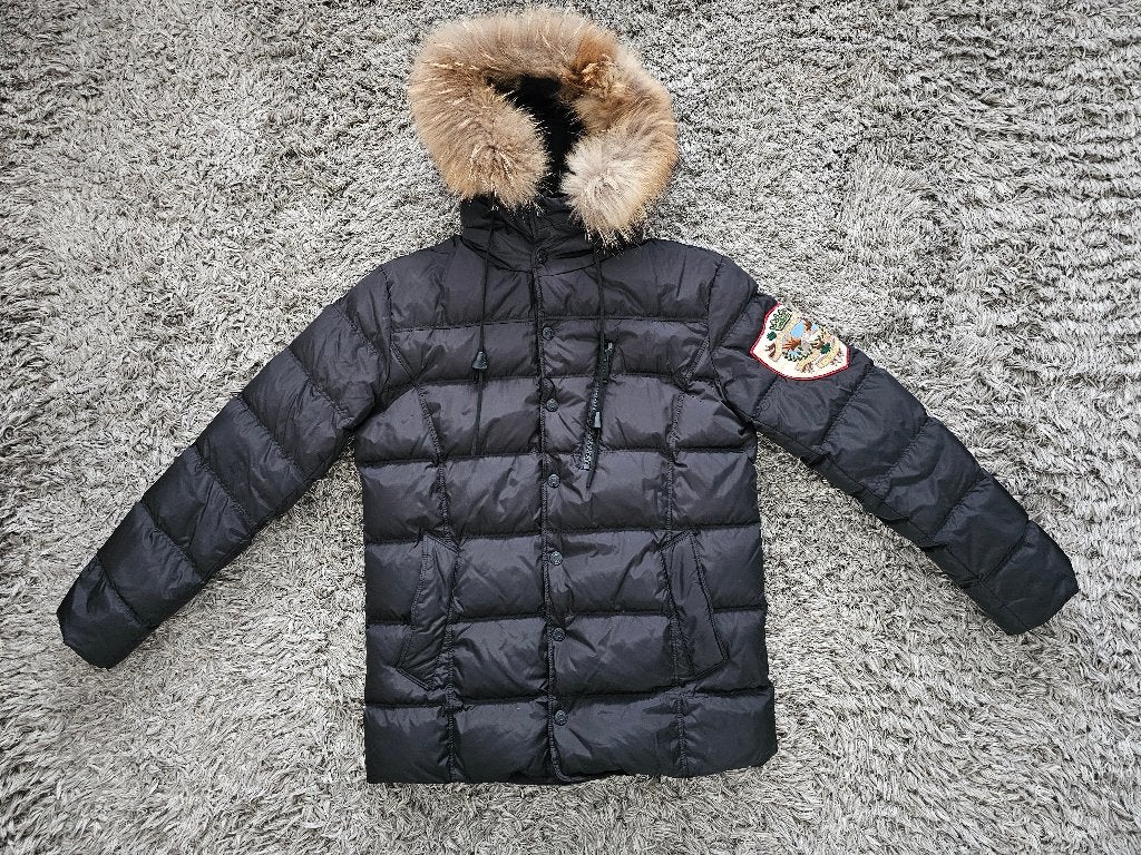 Dsquared Fightin Dude Winterjas maat 48, Verzenden, Zo goed als nieuw, Maat 48/50 (M), Zwart