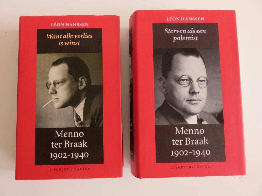 Biografie over Menno ter Braak door Léon Hanssen, Ophalen of Verzenden, Zo goed als nieuw, Overige