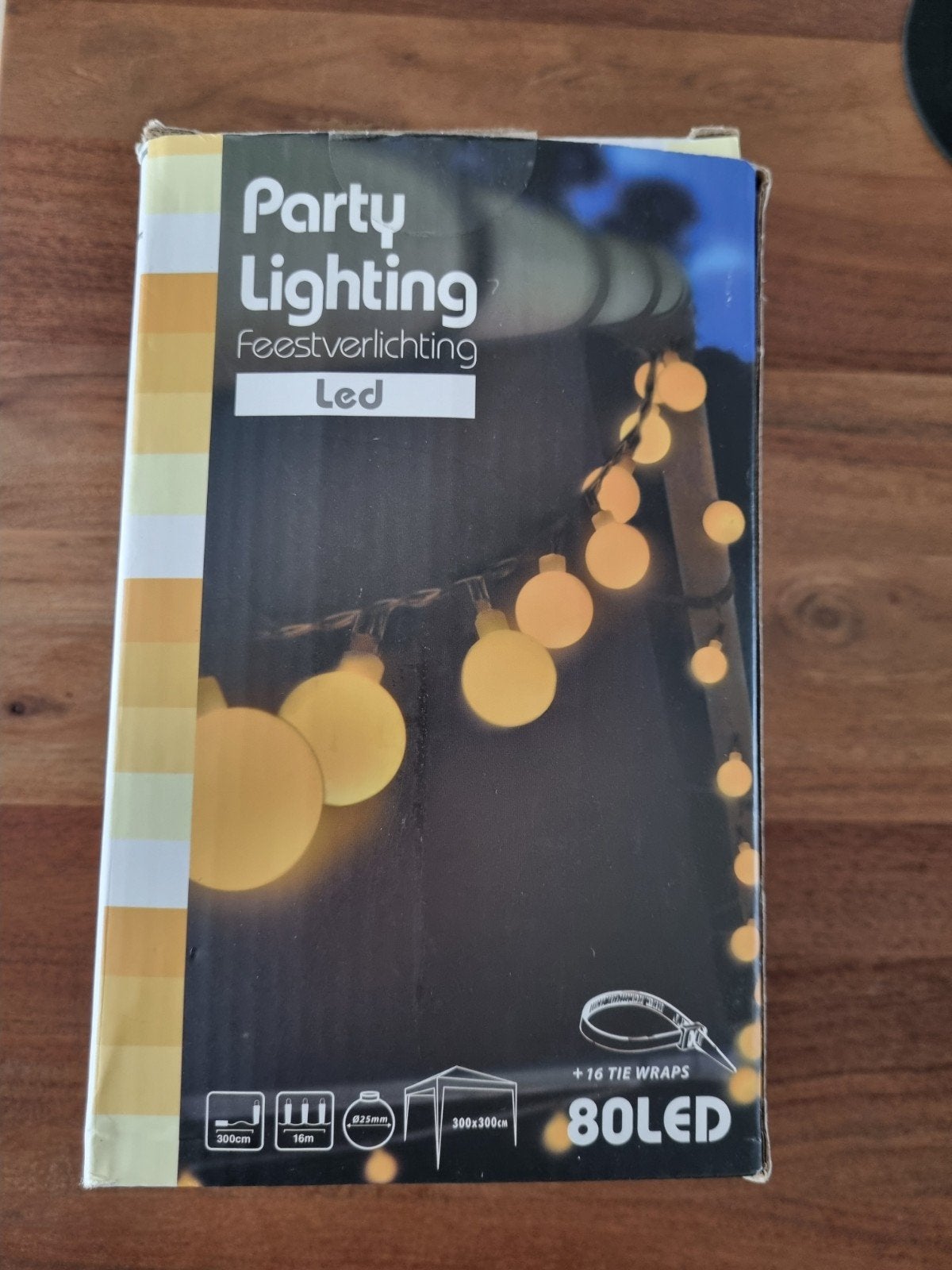 Party led verlichting warm wit, 80 lampje, Tuin en Terras, Buitenverlichting, Kunststof, Minder dan 50 watt, Ophalen of Verzenden