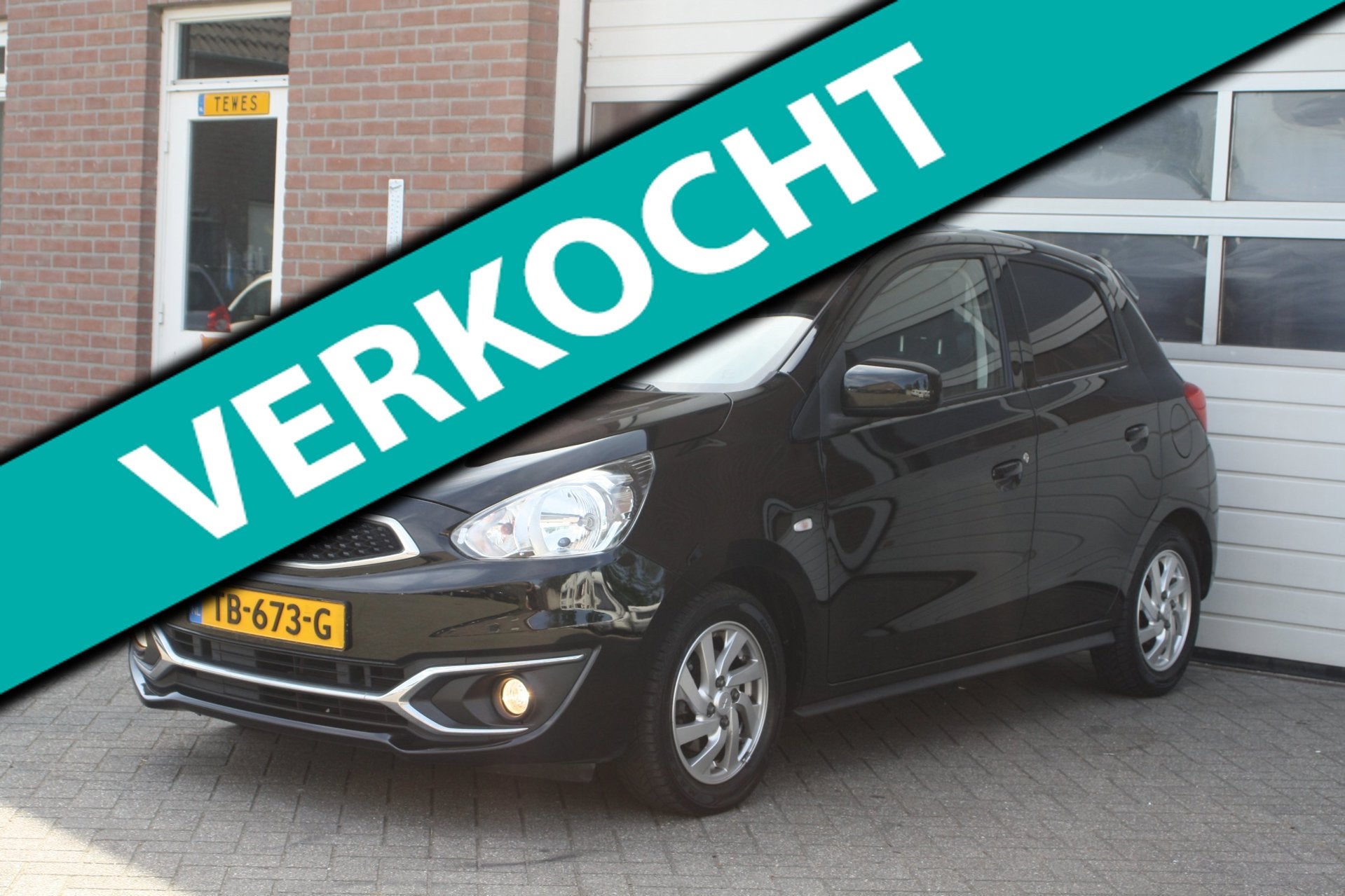 Mitsubishi Space Star 1.2 Connect Pro, Garantie, Airco, Lich, Voorwielaandrijving, Gebruikt, Zwart, Origineel Nederlands