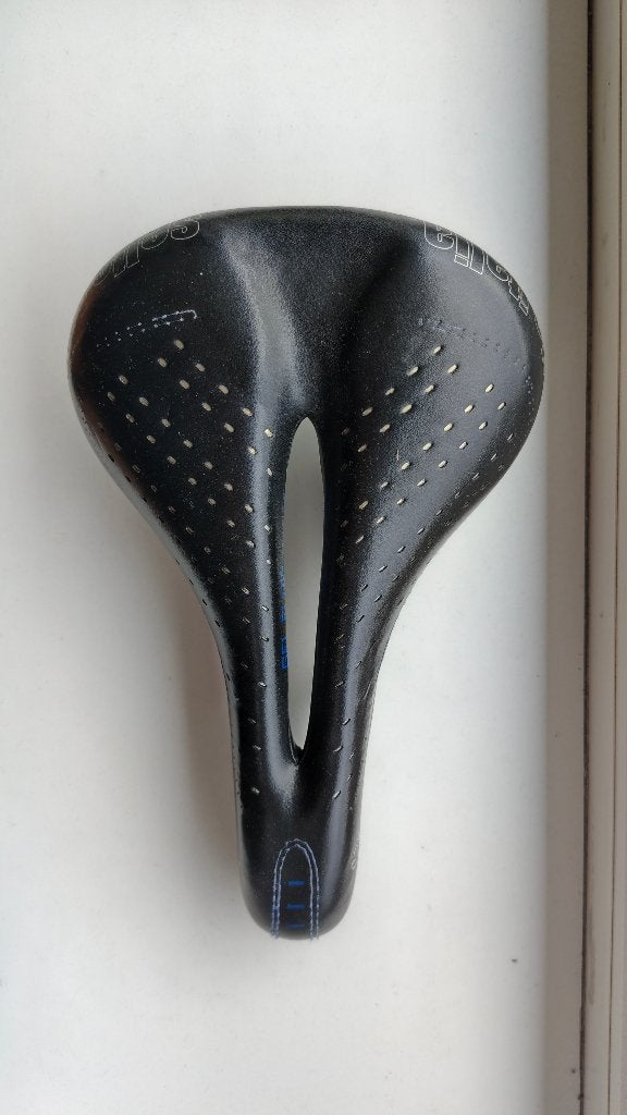 Dames racefietszadel Selle Italia, Ophalen, Gebruikt, Leer, Gravelbike