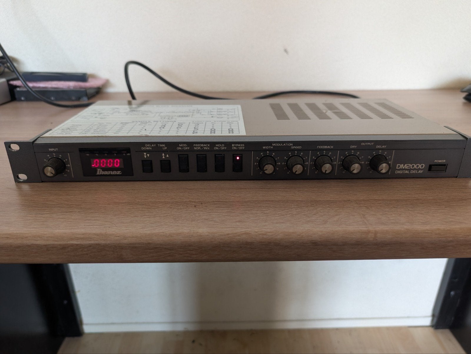 Ibanez DM2000 Digital Delay Rack-effect, Ophalen, Gebruikt, Delay of Echo