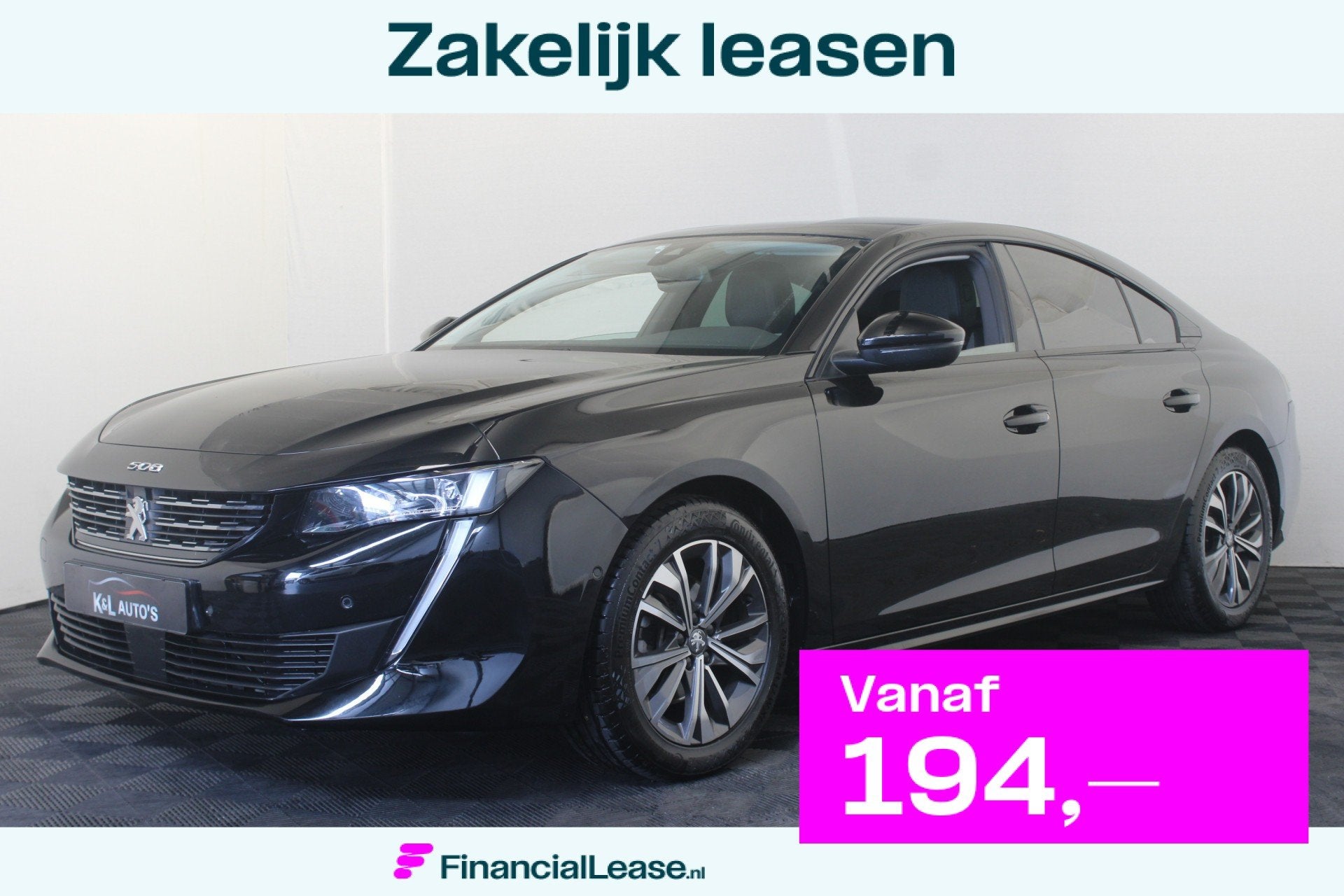 Peugeot 508 1.2 PureTech Blue Lease Allure |Camera|Navi|ACC|, Gebruikt, Euro 6, 1199 cc, Leder en Stof