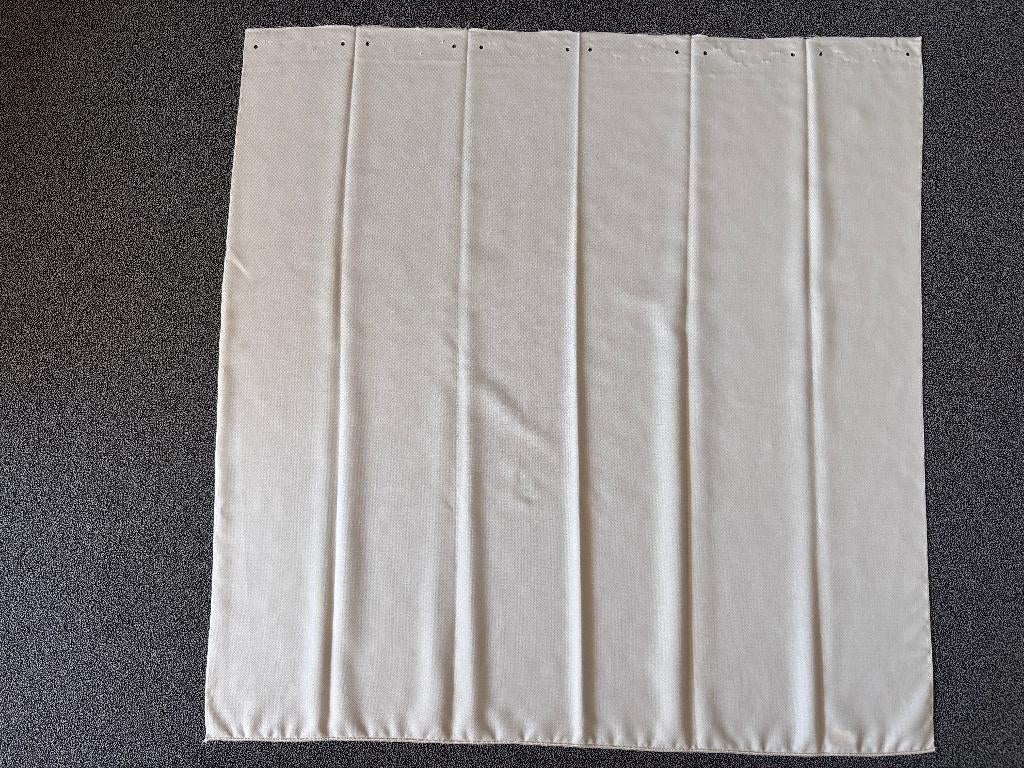 Lap stof Artelux Lauren 115 x 110 cm gordijnstof crème, Beige, Ophalen of Verzenden, Zo goed als nieuw, 30 tot 120 cm