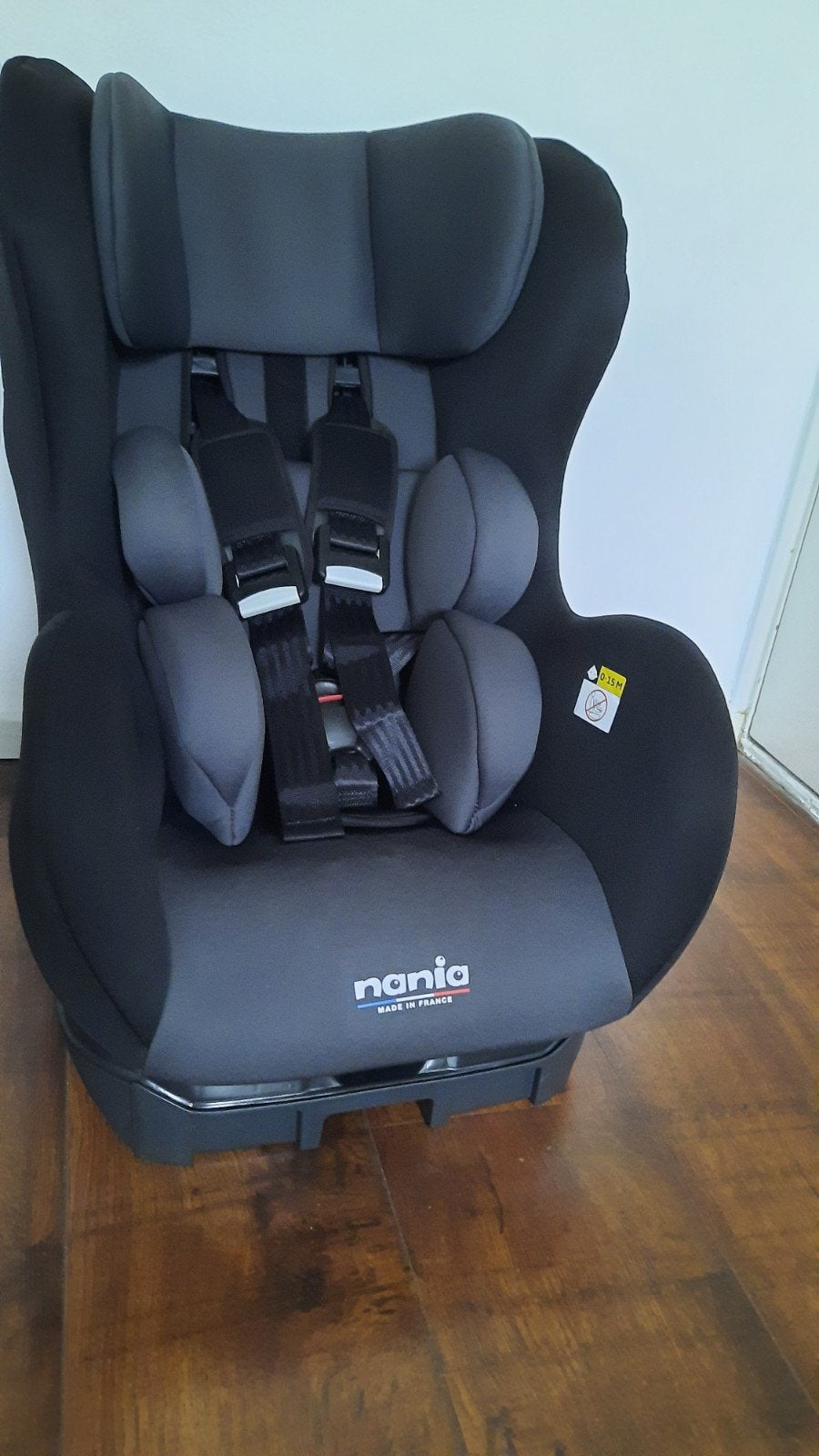 Nania Autostoel - Zwart/Grijs - 0-18 kg, Kinderen en Baby's, Ophalen, Nieuw, Overige merken, Autogordel
