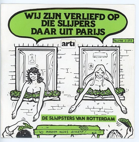 Telstar 3189- de Slijpsters van Parijs uit 1980, Gebruikt, 7 inch, Ophalen of Verzenden, Levenslied of Smartlap