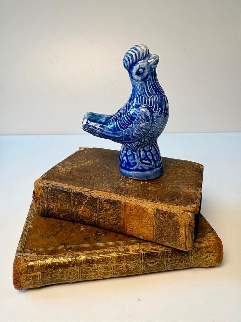 Antiek Westerwald Vogelfluitje, Zoutglazuur, 1850-1890, Antiek en Kunst, Antiek | Keramiek en Aardewerk, Ophalen of Verzenden