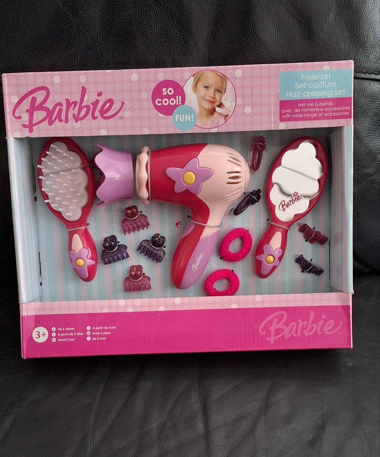 🎀Leuk nieuw  kapper setje  omgebruikt  met werkende föhn🎀, Ophalen of Verzenden, Nieuw, Overige typen, Met geluid