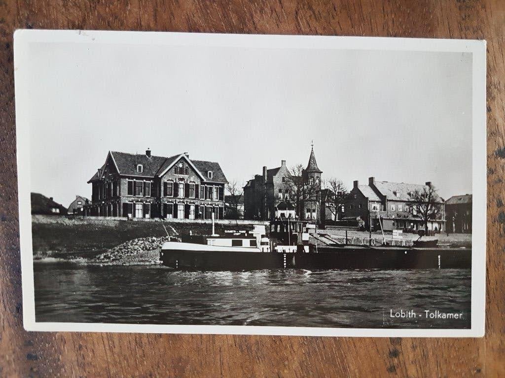 Ansichtkaart Lobith - Tolkamer boot, Ophalen of Verzenden, 1940 tot 1960, Ongelopen, Noord-Brabant
