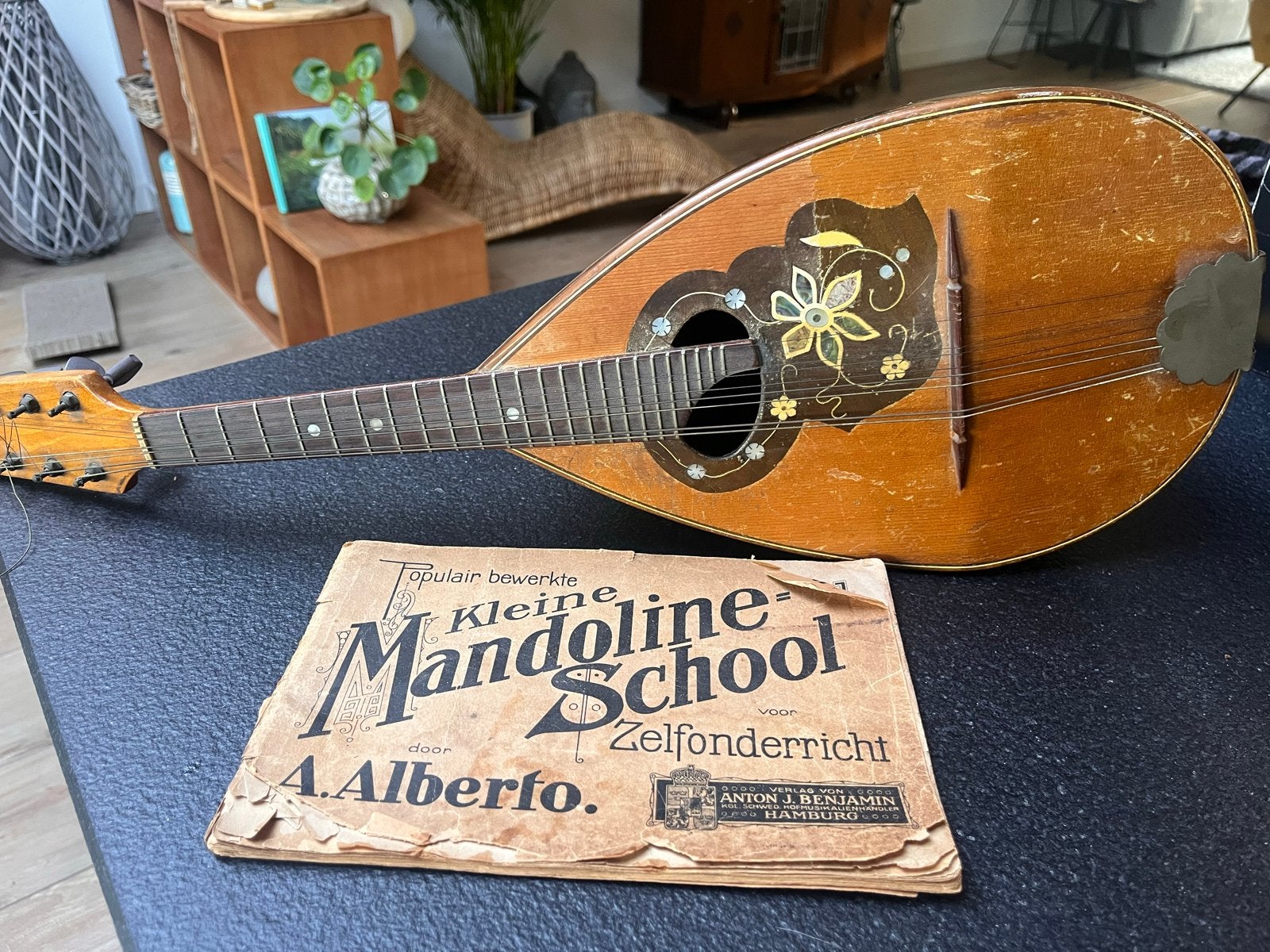 Vintage Marcelli Mandoline 'Kleine Mandoline School' Boekje, Ophalen of Verzenden, Gebruikt, Overige typen
