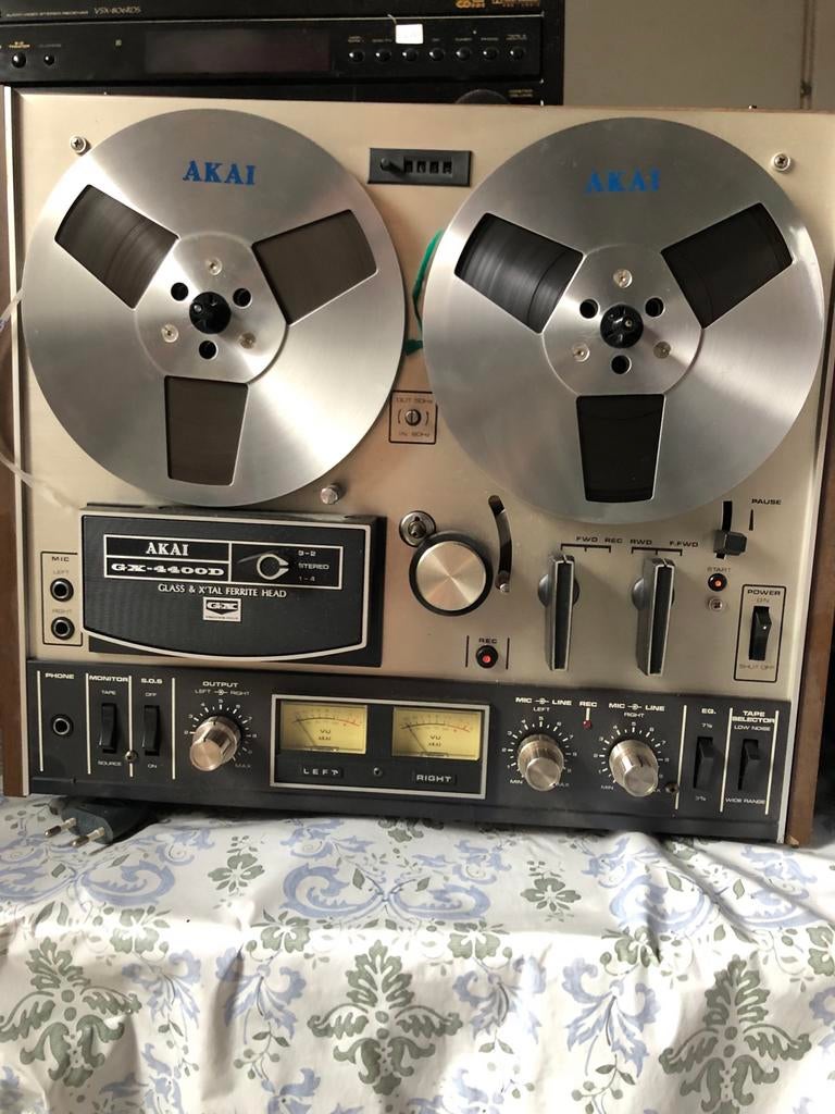 Akai GX-4400D Bandrecorder met banden, Audio, Tv en Foto, Bandrecorders, Ophalen of Verzenden, Bandrecorder, Met banden