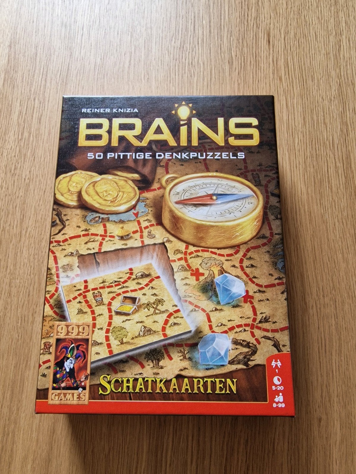 Brains Schatkaarten - Nieuw in doos, Een of twee spelers, Ophalen of Verzenden, Nieuw, 999 Games