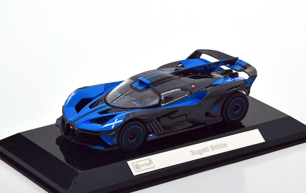 Bugatti Bolide 2020 Blauw / Antraciet 1-43 Burago Race, Overige merken, Tschuiten@hotmail.com, Duitsland, Auto