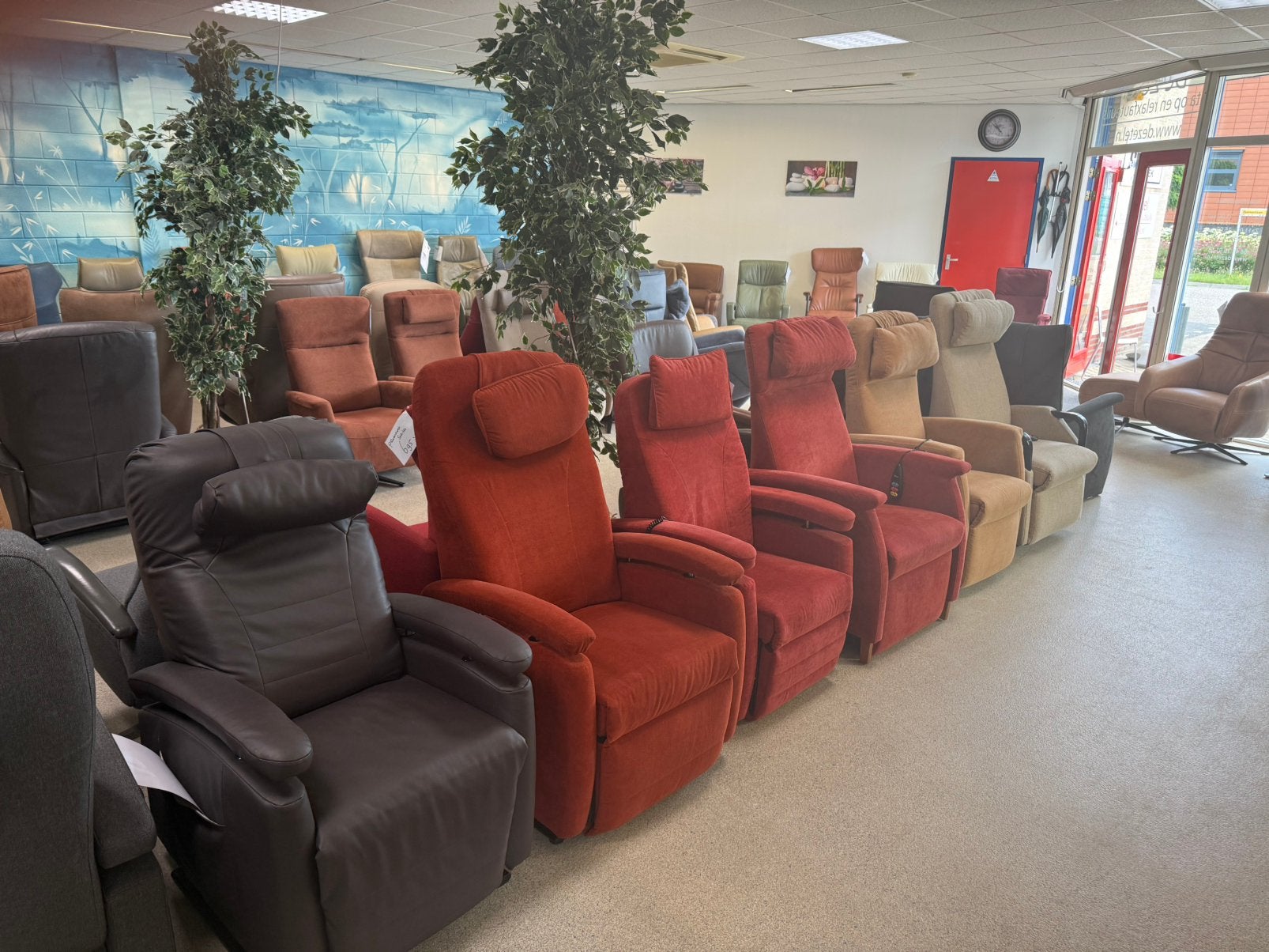 Tweedehands Fitform sta op fauteuils relax stoelen, Ophalen of Verzenden, Zo goed als nieuw, Leer, Gratis bezorging regio Utrecht