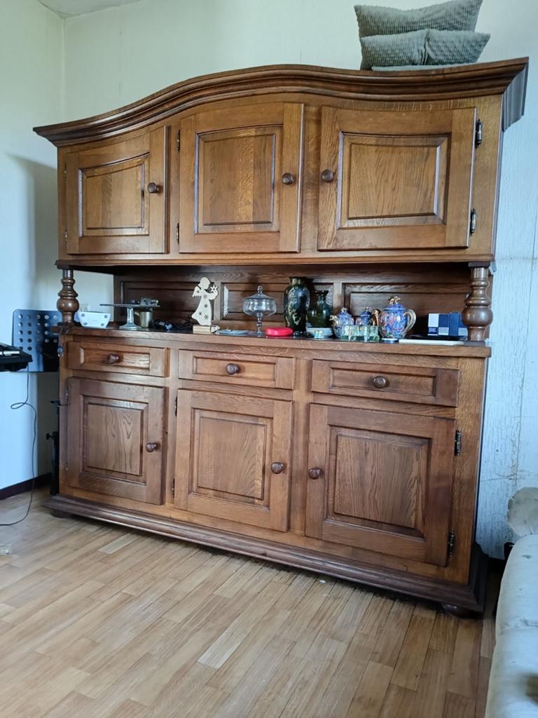 Eiken kast, Ophalen of Verzenden, Gebruikt