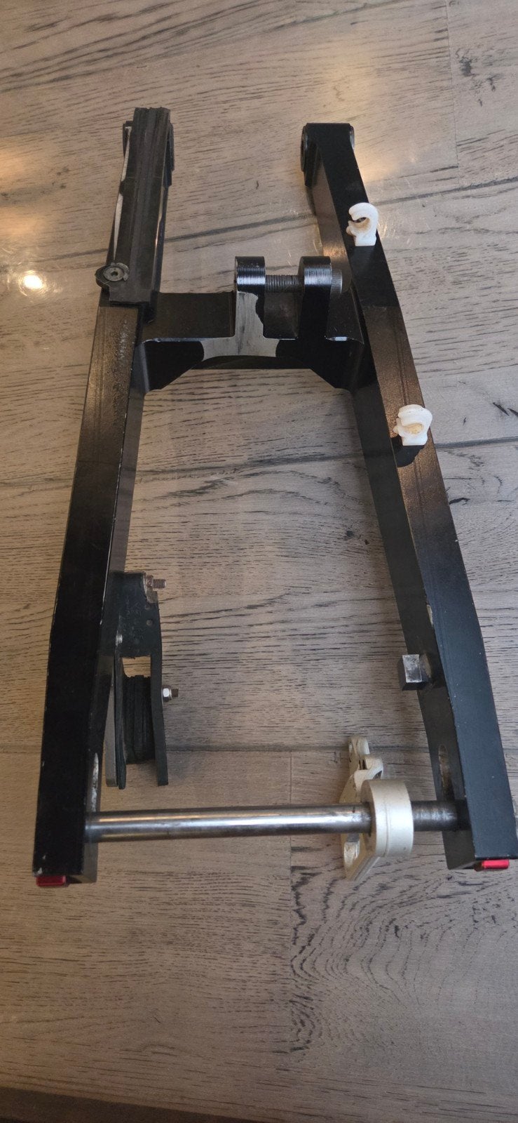HMX verlengde achterbrug KTM SX65 incl. achterrem adapter, Ophalen of Verzenden, Gebruikt