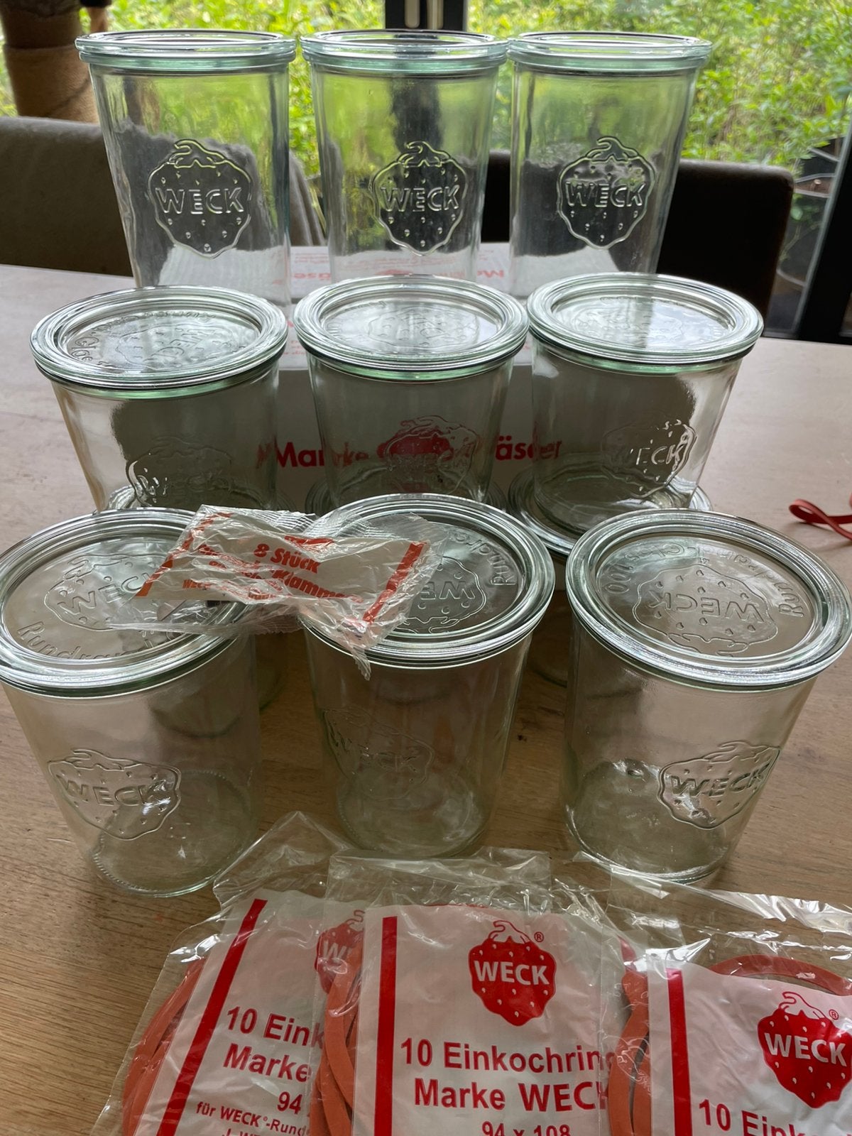 Weckpotten 850 ml nieuw, Huis en Inrichting, Keuken | Potten en Pannen, Ophalen of Verzenden, Nieuw, Glas, Pot, Bus of Blik