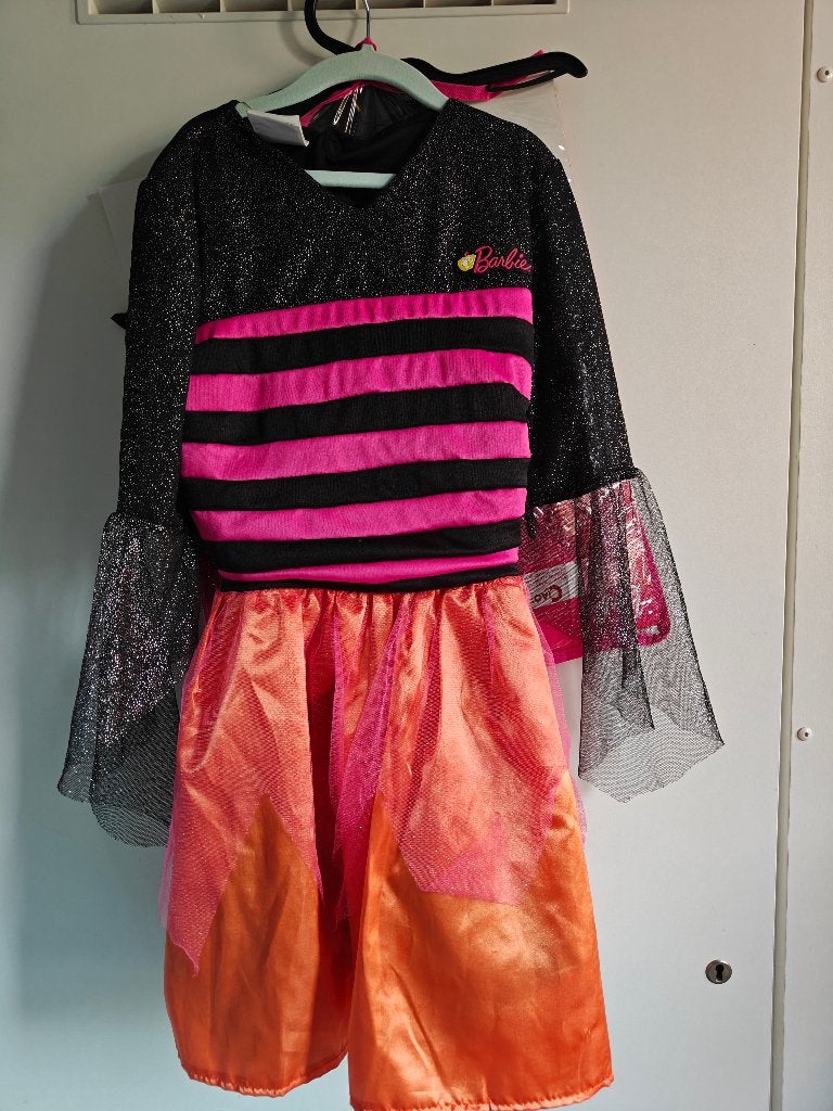 verkleedjurk Barbie Halloween 8 jaar, Ophalen, Zo goed als nieuw, 134 t/m 140, Meisje