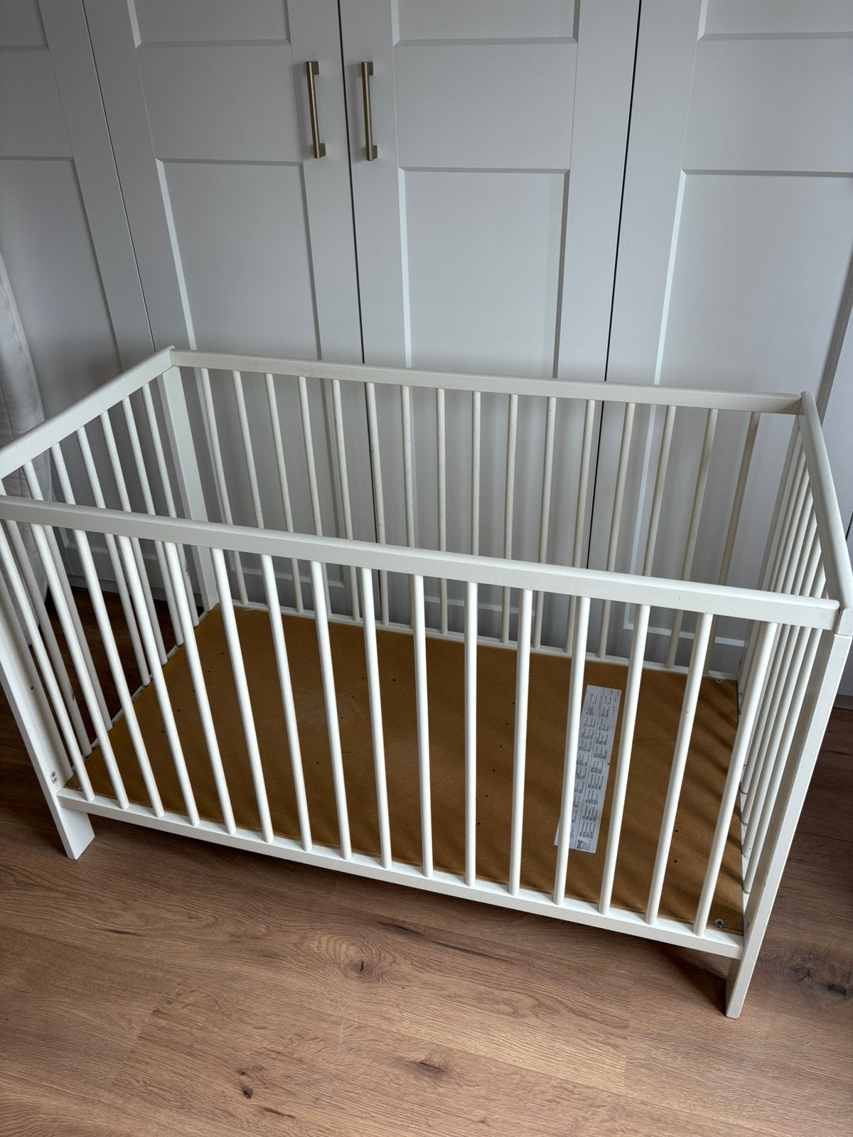 Gratis wit Ikea Gulliver ledikant van 60x120, Kinderen en Baby's, Ophalen, Gebruikt