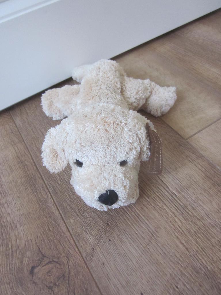 Anna Club Plush zacht lichtbruin pluche hond knuffel, Overige karakters, Middelgroot (20 tot 80 cm), Anna Club Plush, Bruin