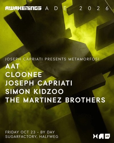 Metamorfosi Josep Capriati ADE 23 oktober kaartje ticket, Tickets en Kaartjes, Eén persoon, Oktober